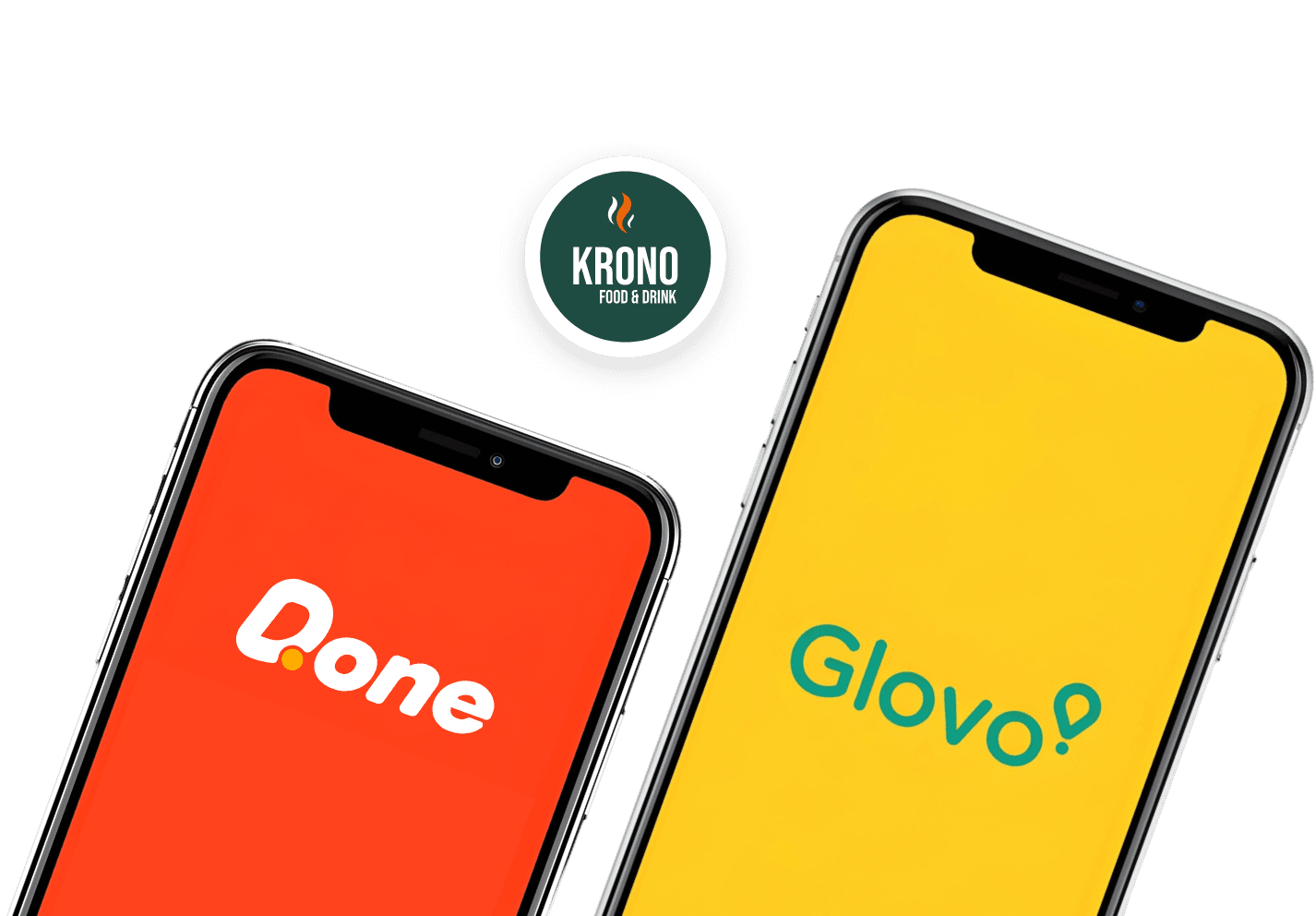 Commander sur Glovo et Done